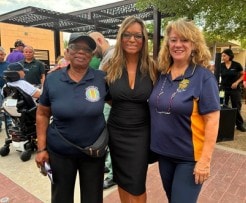 Councilwoman Larson with community leaders